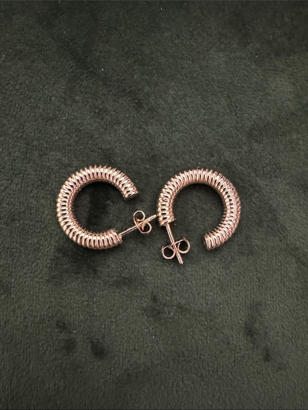 Elizabeth Stone Gold Coiled Hoop Earrings - Women Jewelry